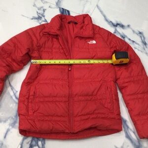 The North Face Cherry Red Quilted Jacket
